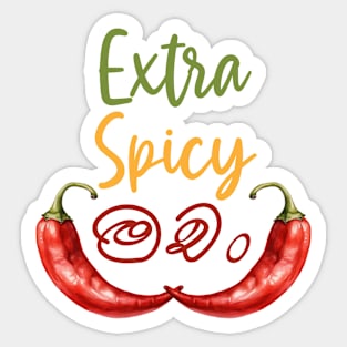 Extra Spicy Machan Hot Spice Sri Lanka Chilli Sticker